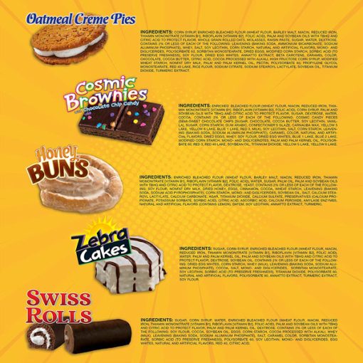 【Flash Sale + Free Shipping】Little Debbie Variety Pack, Zebra Cakes, Cosmic Brownies, Honey Buns, Oatmeal Creme Pies, and Swiss Rolls (1 Box Each) - Image 5