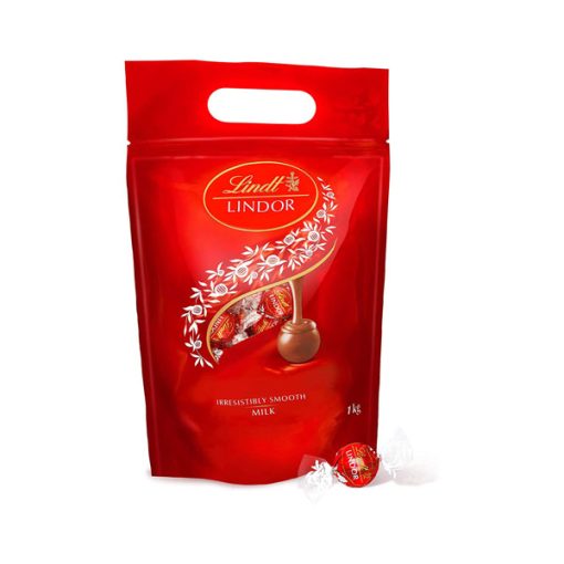 【2025 Flash Sales+ Free Shipping】Lindt Lindor 1KG Milk Chocolate Truffles Bag - Approx 80 balls