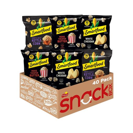 【2025 Flash Sales+ Free Shipping】Smartfood 40 Pack 0.5 Ounce Popcorn Variety Pack