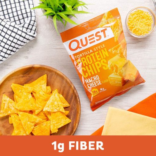【2023 Flash Sale + Free Shipping】Quest 1.1 Ounce Nacho Cheese Nutrition Tortilla Style Protein Chips - Pack of 12 - Image 5