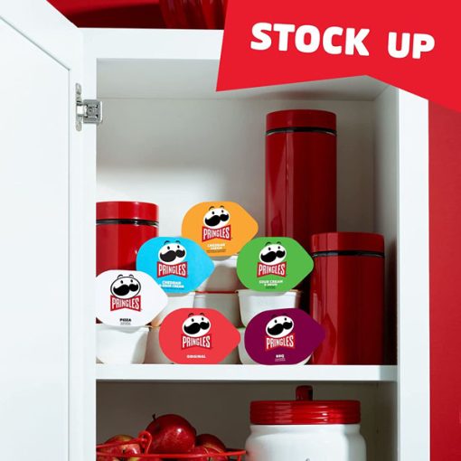 【2025 Flash Sales+ Free Shipping】Pringles 19.3 oz Box 6 Flavors Variety Pack Potato Crisps Chips (27 Cups) - Image 3