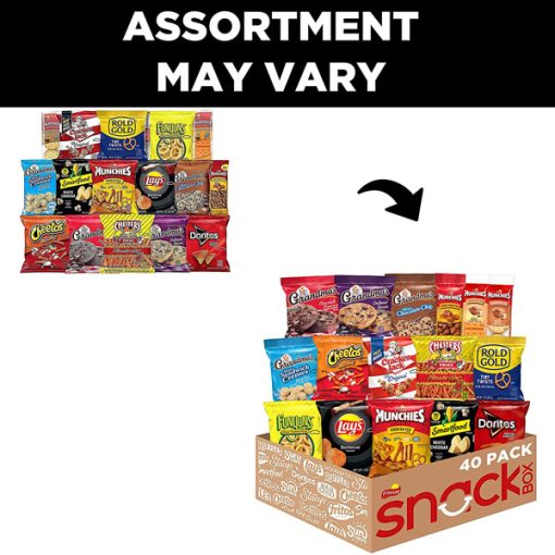 【Flash Sale + Free Shipping】Frito-Lay 50 Count Sweet & Salty Snacks Variety Box - Mix of Cookies, Crackers, Chips & Nuts and More - Image 2