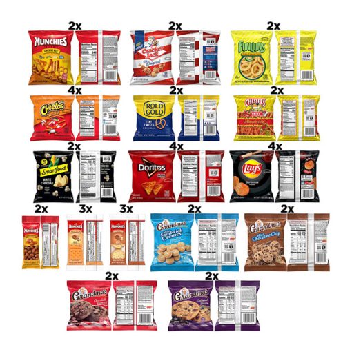 【Flash Sale + Free Shipping】Frito-Lay 50 Count Sweet & Salty Snacks Variety Box - Mix of Cookies, Crackers, Chips & Nuts and More - Image 3