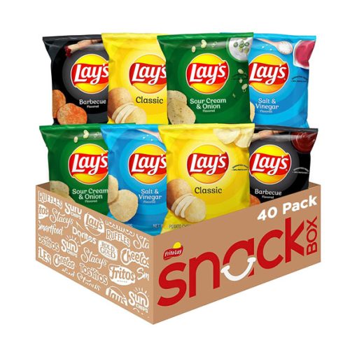 【2025 Flash Sales+ Free Shipping】Lay's Potato Chip Variety Pack, 1 Ounce (Pack of 40)