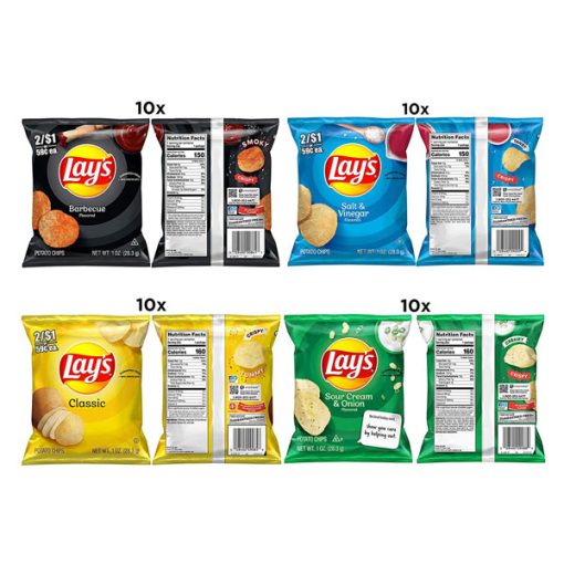 【2025 Flash Sales+ Free Shipping】Lay's Potato Chip Variety Pack, 1 Ounce (Pack of 40) - Image 2