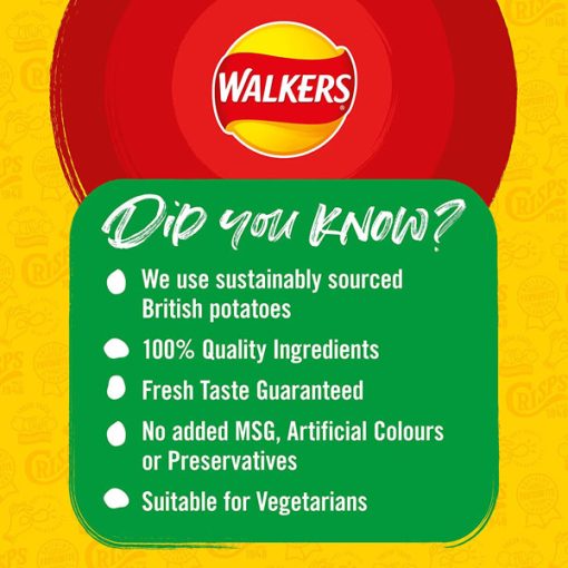 【2025 Flash Sales+ Free Shipping】Walkers Classic Variety Crisps Box (60 Single Bags) - Image 5