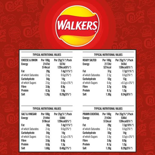 【2025 Flash Sales+ Free Shipping】Walkers Classic Variety Crisps Box (60 Single Bags) - Image 10