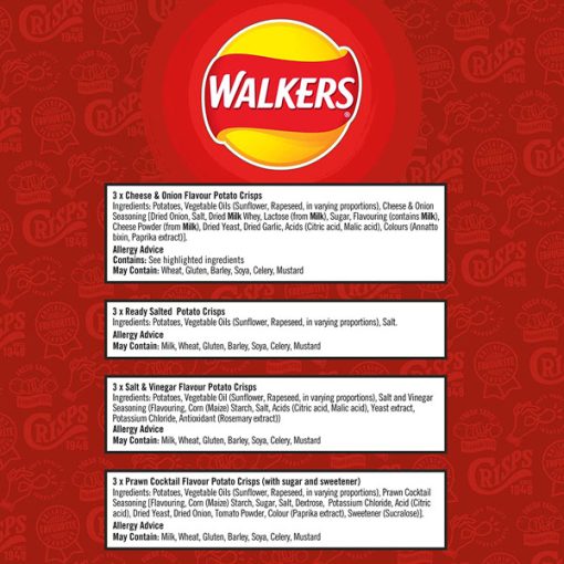 【2025 Flash Sales+ Free Shipping】Walkers Classic Variety Crisps Box (60 Single Bags) - Image 11