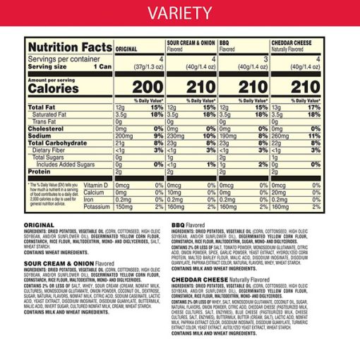 【2025 Flash Sales+ Free Shipping】Pringles 20.6oz Box 15 Cans Potato Crisps Chips - Image 3