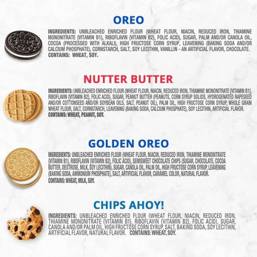 【2025 Flash Sales+ Free Shipping】OREO Original 56 Count Cookie Snack Packs - OREO Golden - CHIPS AHOY! - Nutter Butter Cookie Snacks Variety Pack - 2 Cookies Per Pack - Image 7