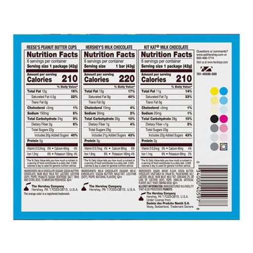 【2025 Flash Sales+ Free Shipping】REESE'S, HERSHEY'S and KIT KAT 18 Count 27.3 oz Full Size Milk Chocolate Assortment Variety Pack - Image 2