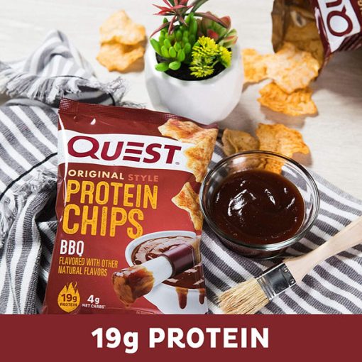 【2025 Flash Sales+ Free Shipping】Quest 1.1 Ounce Nutrition BBQ High Protein Protein Chips - Pack of 12 - Image 6