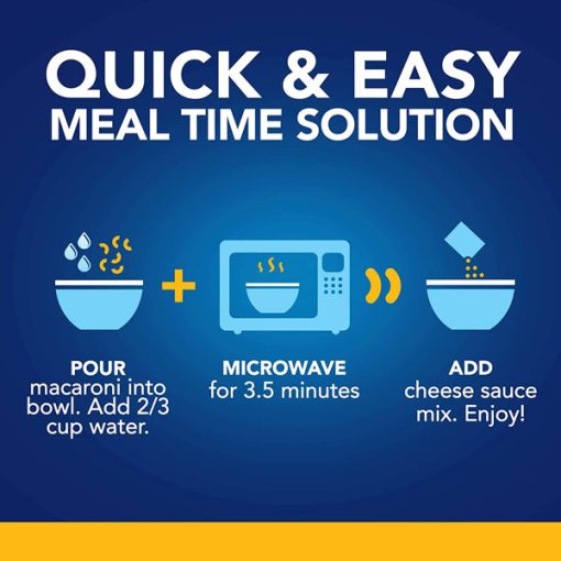 【Flash Sale + Free Shipping】Kraft 18 Pouches Easy Mac Original Flavor Macaroni and Cheese Meal - Image 2