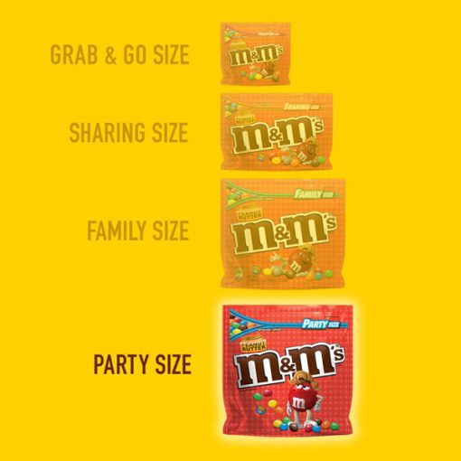 【2025 Flash Sales+ Free Shipping】M&M'S 34-Ounce Peanut Butter Chocolate Candy Party Bag - Image 4