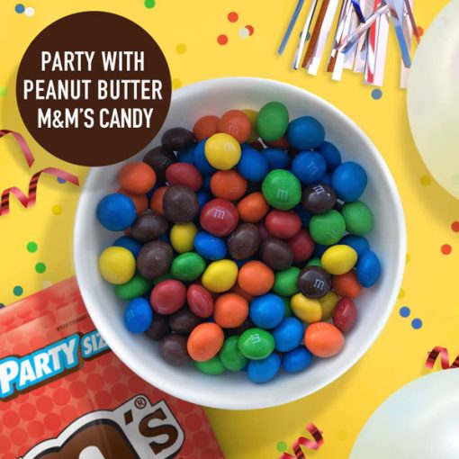 【2025 Flash Sales+ Free Shipping】M&M'S 34-Ounce Peanut Butter Chocolate Candy Party Bag - Image 5