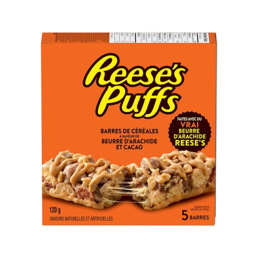 【2025 Flash Sales+ Free Shipping】Reese 120g/ 4.2oz Puffs Treats Peanut Butter & Cocoa Cereal Bars - Image 7