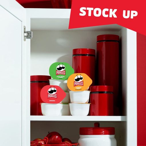【Flash Sale + Free Shipping】Pringles 19.3 oz Box 3 Flavors Variety Pack Potato Crisps Chips (27 Cups) - Image 4