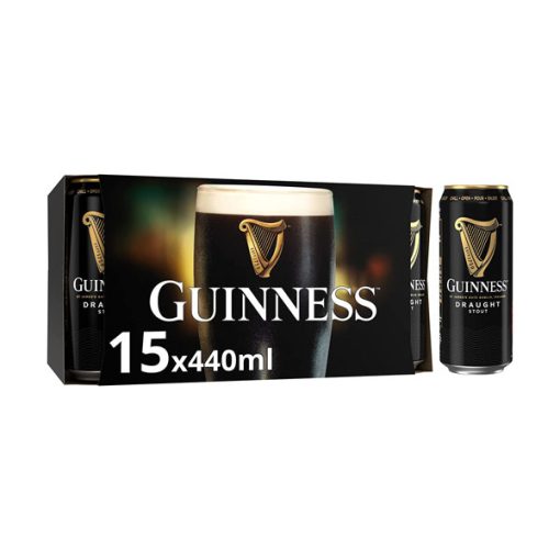 【2025 Flash Sales+ Free Shipping】Guinness Draught Stout Beer 15 x 440 ml
