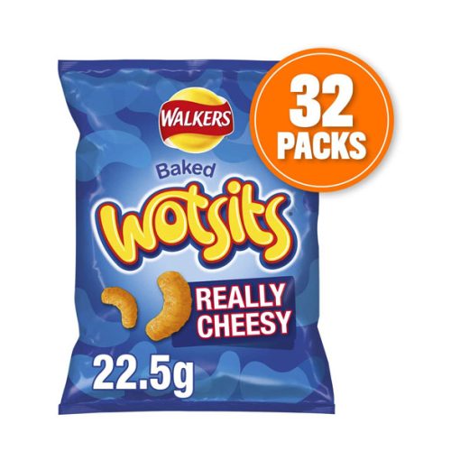 【2025 Flash Sales+ Free Shipping】Walkers Crisps Wotsits 22.5g Really Cheesy Snacks - Case of 32 - Image 2