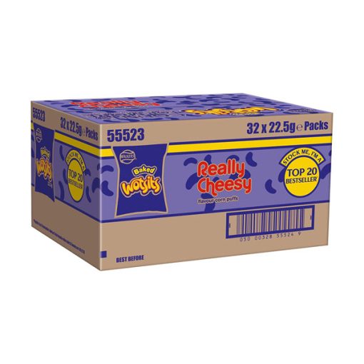 【2025 Flash Sales+ Free Shipping】Walkers Crisps Wotsits 22.5g Really Cheesy Snacks - Case of 32 - Image 4