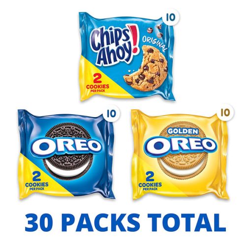 【2025 Flash Sales+ Free Shipping】Nabisco Sweet Treats 30 Snack Packs Cookie Variety Pack - Image 3