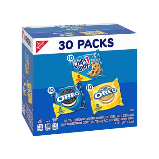 【2025 Flash Sales+ Free Shipping】Nabisco Sweet Treats 30 Snack Packs Cookie Variety Pack