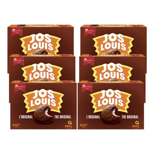 【Flash Sale + Free Shipping】6-Pack VACHON The Original Jos Louis Cakes with Layers of Sponge Cake (36 Counts)