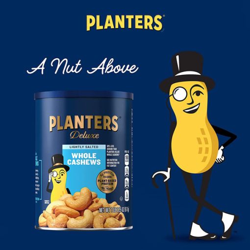 【2025 Flash Sales+ Free Shipping】PLANTERS 1.14 Pound Resealable Canister Deluxe Lightly Salted Whole Cashews - Pack of 1 - Image 11