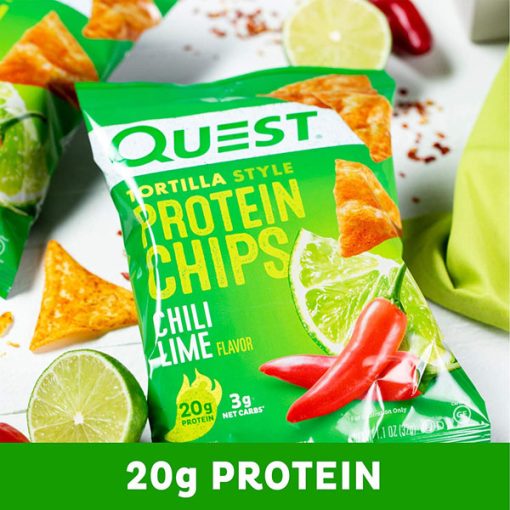 【2025 Flash Sales+ Free Shipping】Quest 1.1 Ounce Nutrition Chili Lime Tortilla Style Protein Chips - Pack of 12 - Image 5