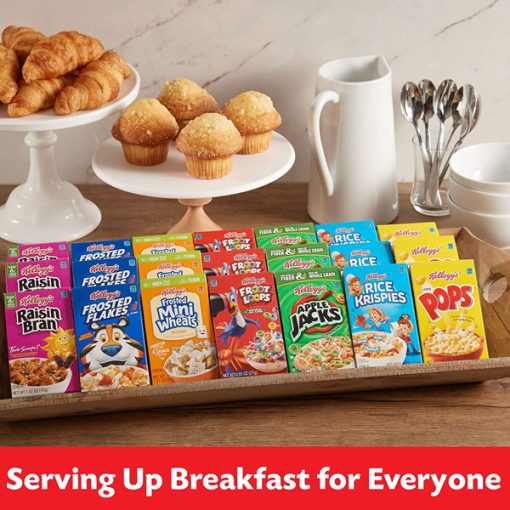 【Flash Sale + Free Shipping】Kellogg's 48 Boxes Bulk Pantry Staples Cold Breakfast Cereal - Image 2