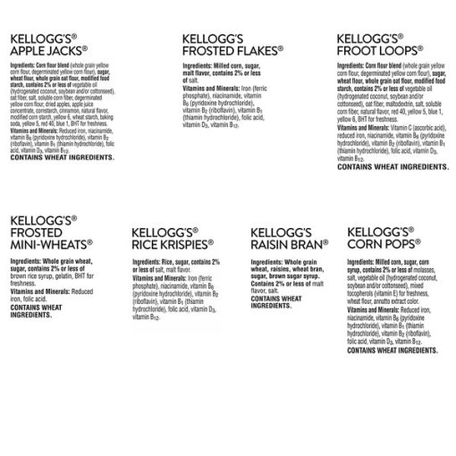 【Flash Sale + Free Shipping】Kellogg's 48 Boxes Bulk Pantry Staples Cold Breakfast Cereal - Image 5