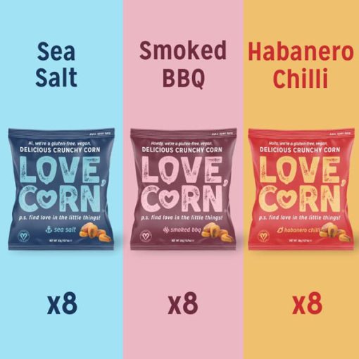 【2025 Flash Sales+ Free Shipping】LOVE CORN - 20g x 24 Bags Multipack Premium Crunchy Corn - Image 2