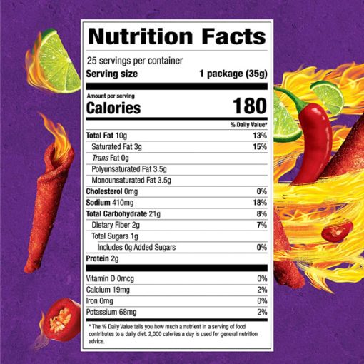 【2025 Flash Sales+ Free Shipping】Takis 30.75 Ounces 25 Individual Snack Packs Hot Chili Pepper and Lime Artificially Flavored Mini Fuego Rolled Tortilla Chips - 1.23 Ounces Each - Image 4