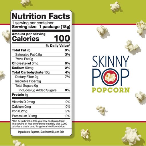 【2025 Flash Sales+ Free Shipping】SkinnyPop 30 Packs 0.65 Ounce Original Healthy Gluten Free Popcorn - Image 7
