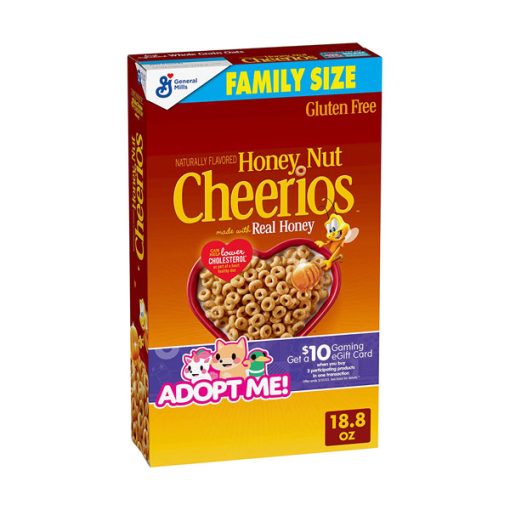 【Flash Sale + Free Shipping】Cheerios Honey Gluten Free Breakfast Cereal with Oats &  Nut Cheerios(4 Boxes -  10.8 oz,15.4 oz,18.8 oz and 27.2 oz) - Image 4