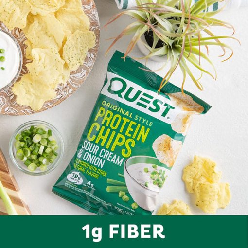 【2025 Flash Sales+ Free Shipping】Quest 1.1 Ounce Nutrition Sour Cream & Onion High Protein Protein Chips - Pack of 12 - Image 5