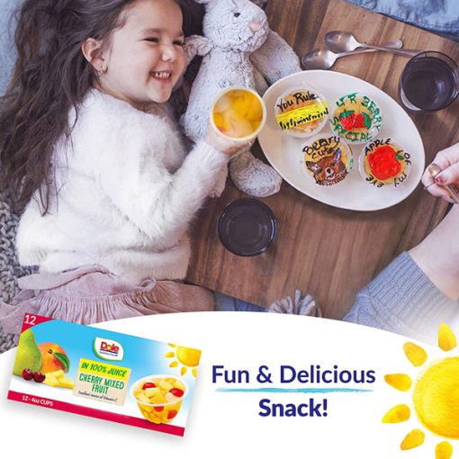 【2025 Flash Sales+ Free Shipping】Dole 4 Oz 12 Count  Fruit Bowls Cherry Mixed Fruit in 100% Juice - Image 5