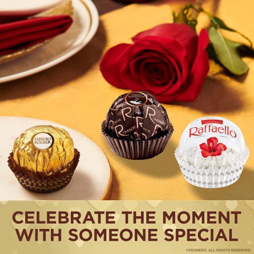 【2025 Flash Sales+ Free Shipping】Ferrero 18.2 oz, 48 Count Collection Premium Gourmet Assorted Hazelnut Milk Chocolate, Dark Chocolate and Coconut - Image 2