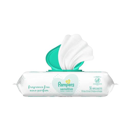 【2025 Flash Sales+ Free Shipping】Pampers 72 Count Total 576 Wipes Sensitive Water Based Baby Diaper Wipes - Hypoallergenic and Unscented - Image 3