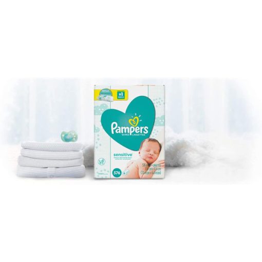 【2025 Flash Sales+ Free Shipping】Pampers 72 Count Total 576 Wipes Sensitive Water Based Baby Diaper Wipes - Hypoallergenic and Unscented - Image 12