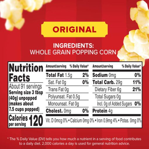 【2025 Flash Sales+ Free Shipping】Orville Redenbacher's Original Yellow 8 Lb Gourmet Popcorn Kernels - Image 7