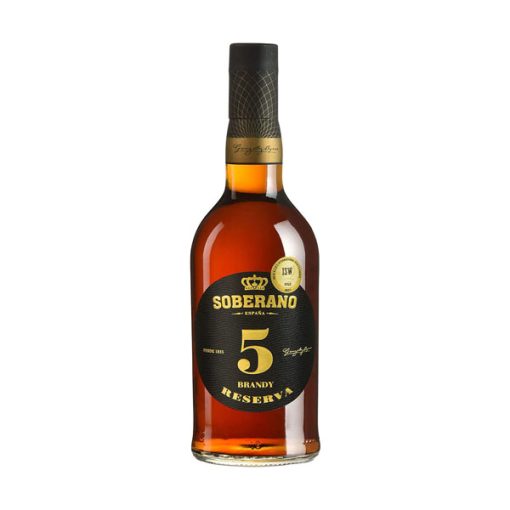 【2025 Flash Sales+ Free Shipping】Soberano 5 Year Aged American Oak Casks Spanish Brandy Reserva - 70 cl Bottle