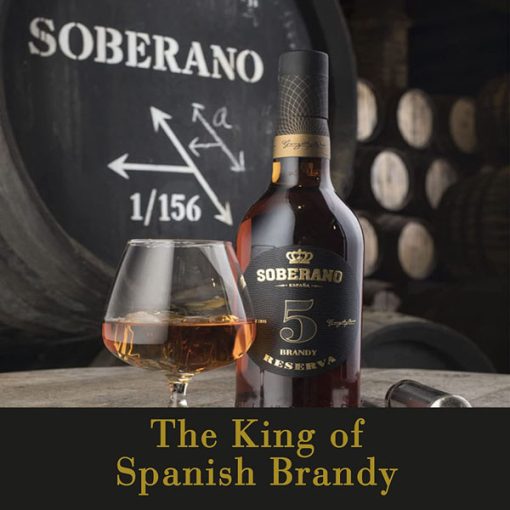 【2025 Flash Sales+ Free Shipping】Soberano 12 Year Aged American Oak Casks Gran Spanish Brandy Reserva - 70 cl Bottle - Image 2
