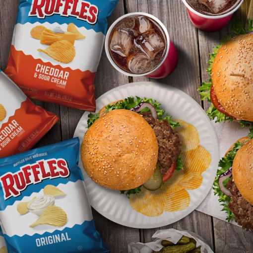 【Flash Sale + Free Shipping】Ruffles Potato Chips Variety Pack - 1 Ounce (Pack of 40) - Image 3