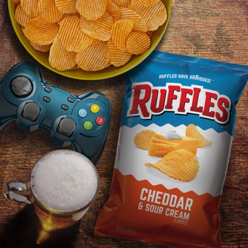 【Flash Sale + Free Shipping】Ruffles Potato Chips Variety Pack - 1 Ounce (Pack of 40) - Image 4
