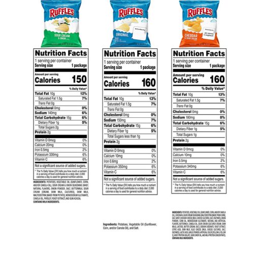 【Flash Sale + Free Shipping】Ruffles Potato Chips Variety Pack - 1 Ounce (Pack of 40) - Image 6
