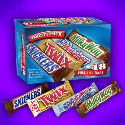 【2025 Flash Sales+ Free Shipping】SNICKERS, TWIX, 3 MUSKETEERS & MILKY WAY 33.31-Ounce 18-Count Box Full Size Chocolate Candy Bars - Image 2