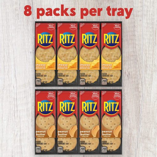 【2025 Flash Sales+ Free Shipping】RITZ 32 Packs Peanut Butter Sandwich Cracker Snacks and Cheese Sandwich Snack Crackers Variety Pack - Image 4