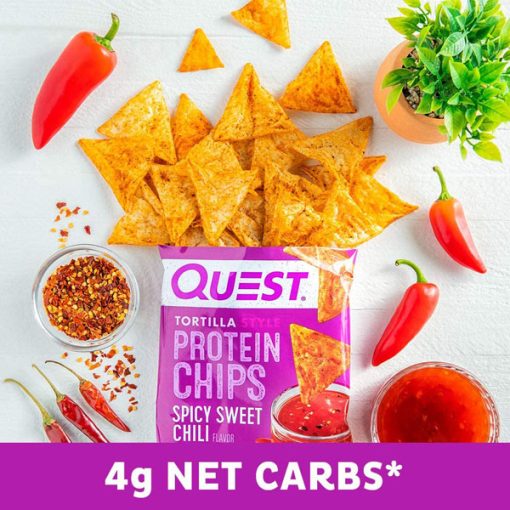 【2025 Flash Sales+ Free Shipping】Quest 1.1 Ounce Nutrition Tortilla Chip Spicy Sweet Chili - Pack of 12 - Image 4