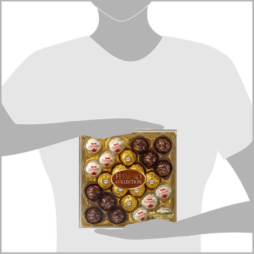 【2025 Flash Sales+ Free Shipping】Ferrero Collection 9.1 oz, 24 Count Premium Gourmet Assorted Hazelnut Milk Chocolate, Dark Chocolate and Coconut - Image 8